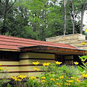 Frank Lloyd Wright's architectural home.